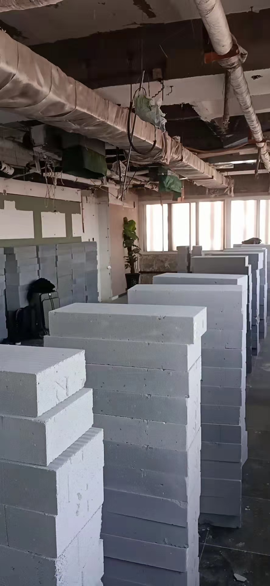 泡沫砖隔墙施工图